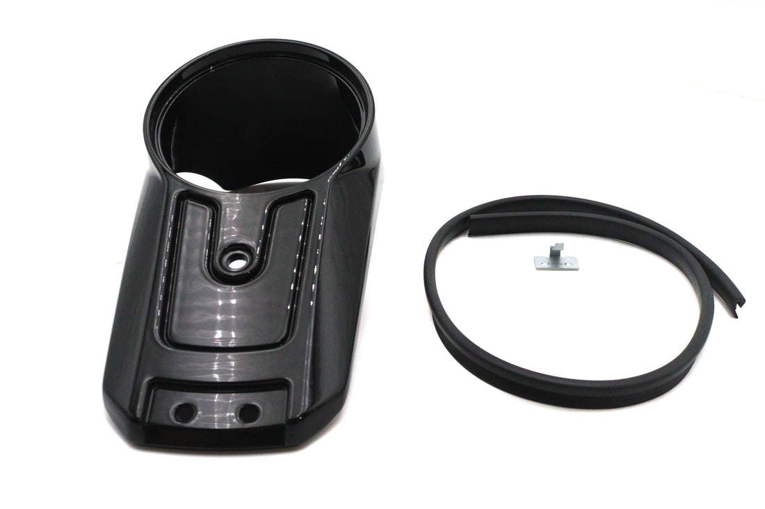39-1783 - FLSB Dash Panel Black by V-Twin