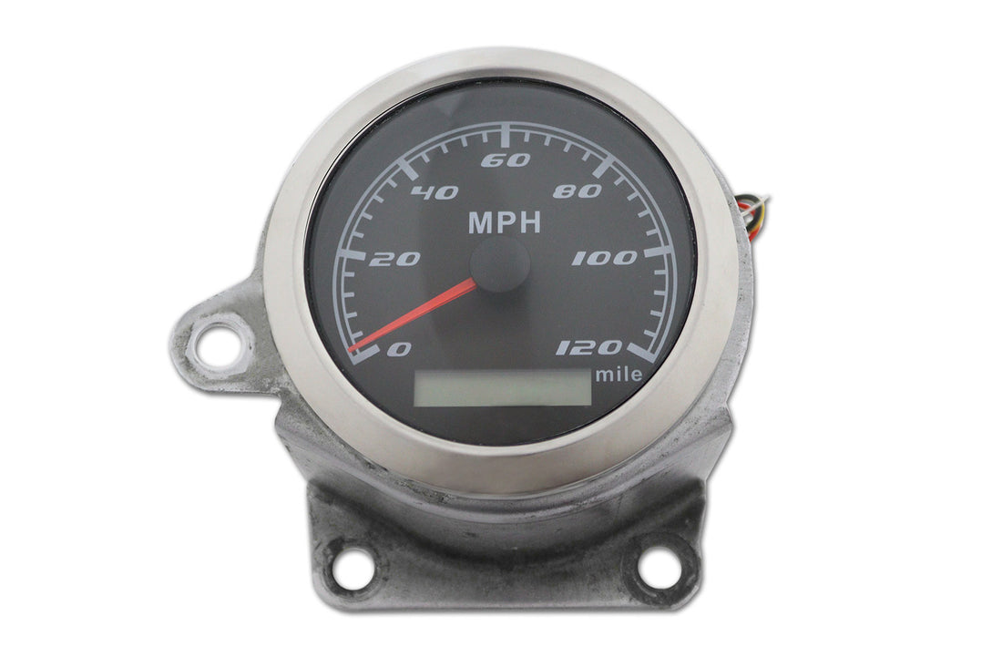 39-1872 - 85mm Gauge Bracket I.D Chrome by V-Twin