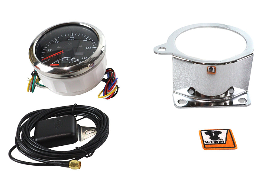 39-9941 - 85mm Tachometer and Speedometer Gauge Kit by V-Twin