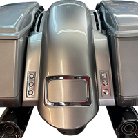 PAUL YAFFE BAGGER NATION Short Rear Fender - Sport - With Chrome Plate Frame - Thunder-pod Taillight RF-SSTH P-R-C