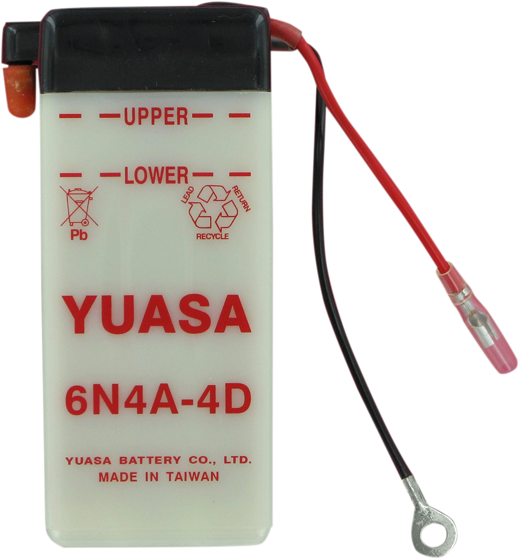 YUASA Battery - Y6N4A-4D YUAM26A4B