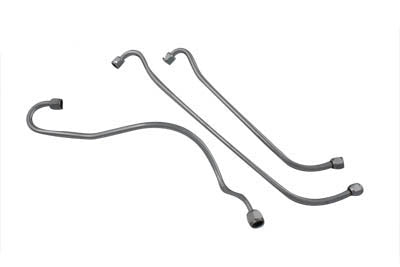 40-0105 - UL Oil Line Set Chrome by V-Twin