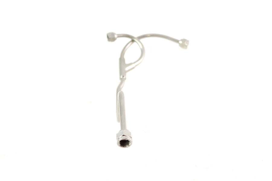 40-0112 - Knucklehead Top Oil Line Chrome by V-Twin