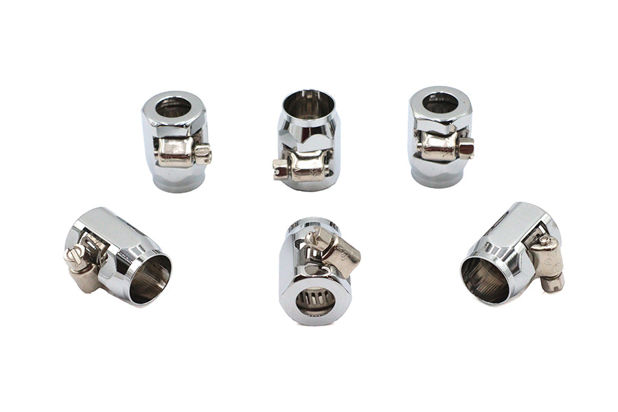 40-0214 - Hex Chrome Econo Seal Hose End by Wyatt Gatling