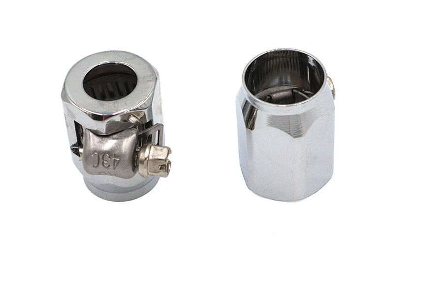 40-0219 - Hex Chrome Econo Seal Hose End by Wyatt Gatling