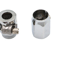 40-0219 - Hex Chrome Econo Seal Hose End by Wyatt Gatling