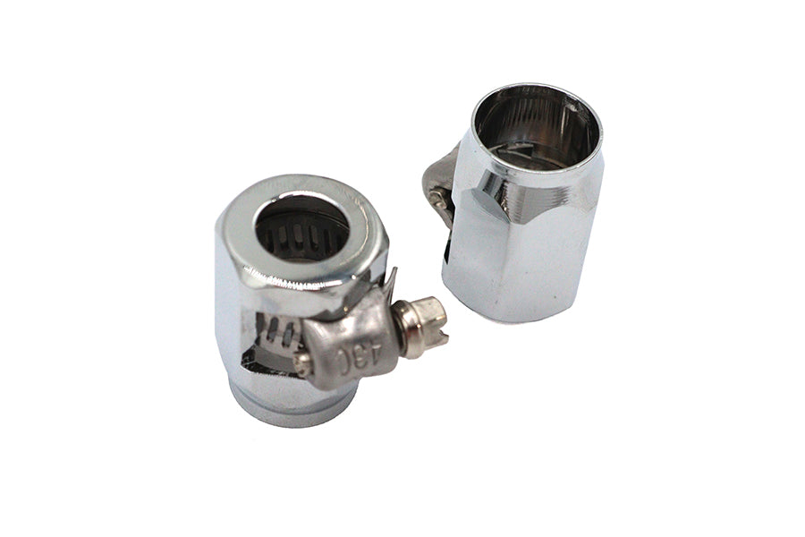 40-0219 - Hex Chrome Econo Seal Hose End by Wyatt Gatling