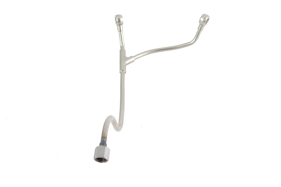 40-0247 - Top Oiler Line Chrome by V-Twin