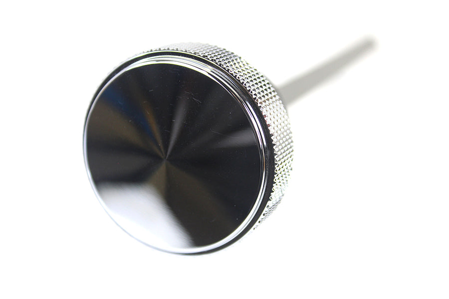 40-0258 - M8 Oil Tank Dipstick Chrome by V-Twin