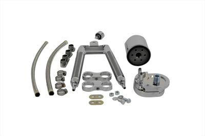40-0344 - Oil Cooler Kit Dual Tube Vertical Type by V-Twin