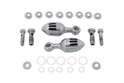 40-0346 - Chrome Acorn Billet Canister Set by Wyatt Gatling