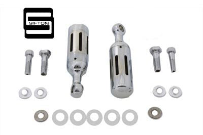 40-0452 - Sifton Dual Canister Set Chrome by Sifton