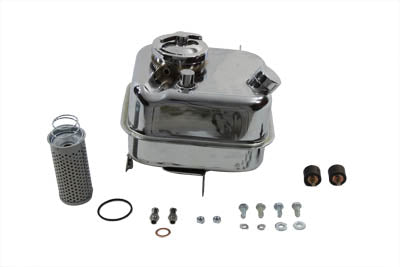 40-0455 - Chrome Oil Tank Kit by V-Twin