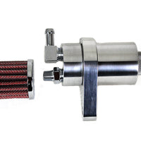 40-0568 - Polished Engine Breather Oil Collector by V-Twin