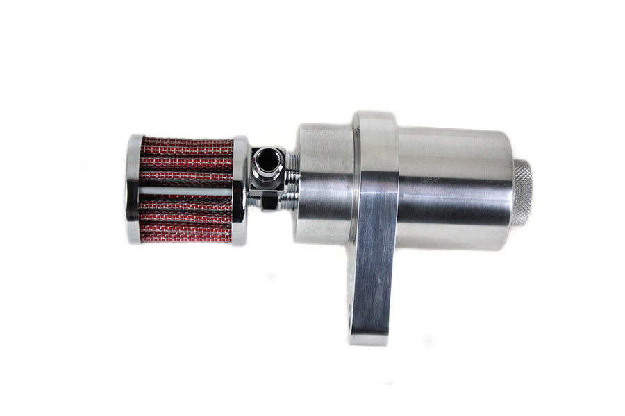 40-0568 - Polished Engine Breather Oil Collector by V-Twin