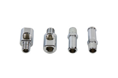40-0577 - Allen Oil Pump Fitting Set Chrome by V-Twin