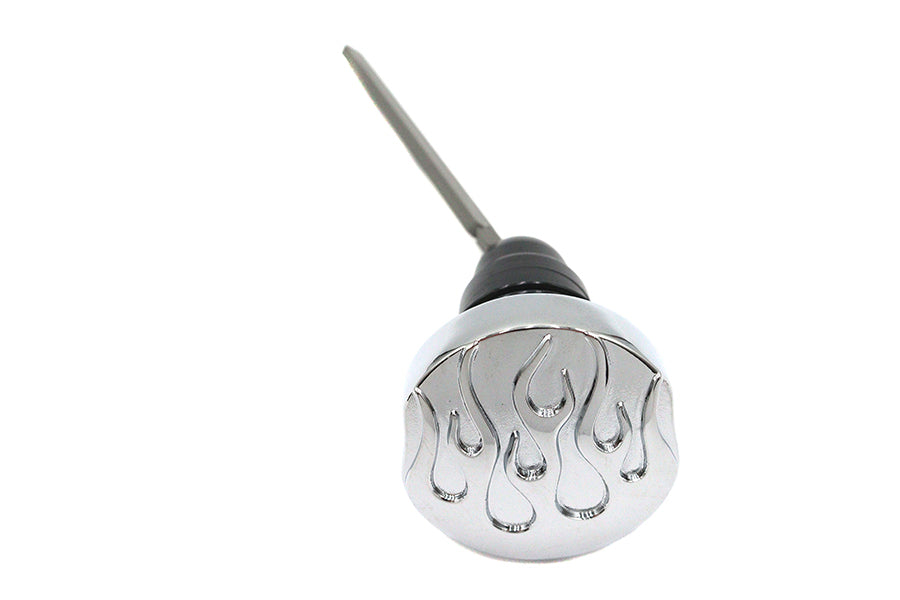 40-0625 - Transmission Oil Fill Plug Dipstick with Flame Design by Wyatt Gatling