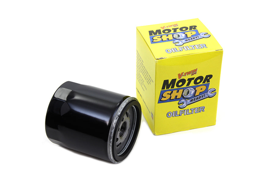 40-0839 - Black Medium Spin On Oil Filter by V-Twin