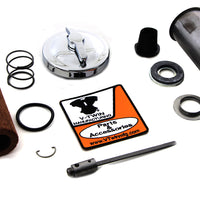 40-0845 - Chrome Oil Tank Cap Kit by V-Twin