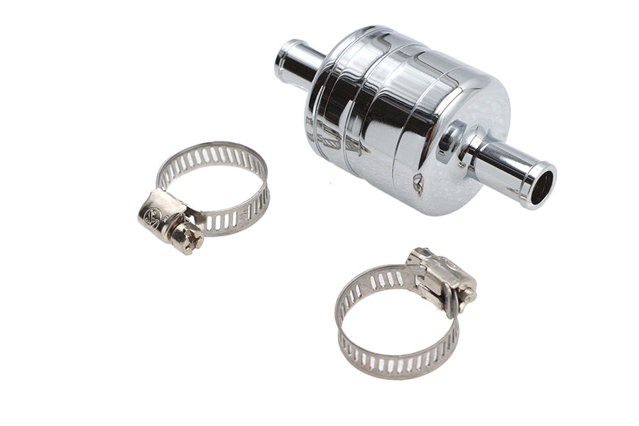 40-0875 - Crankcase Breather Vent Canister Chrome by Wyatt Gatling