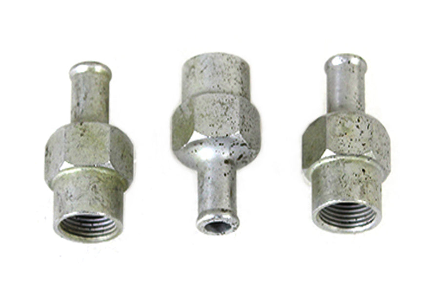 40-0877 - WR Hex Barb Oil Line Fitting Set Zinc Plated by Wyatt Gatling