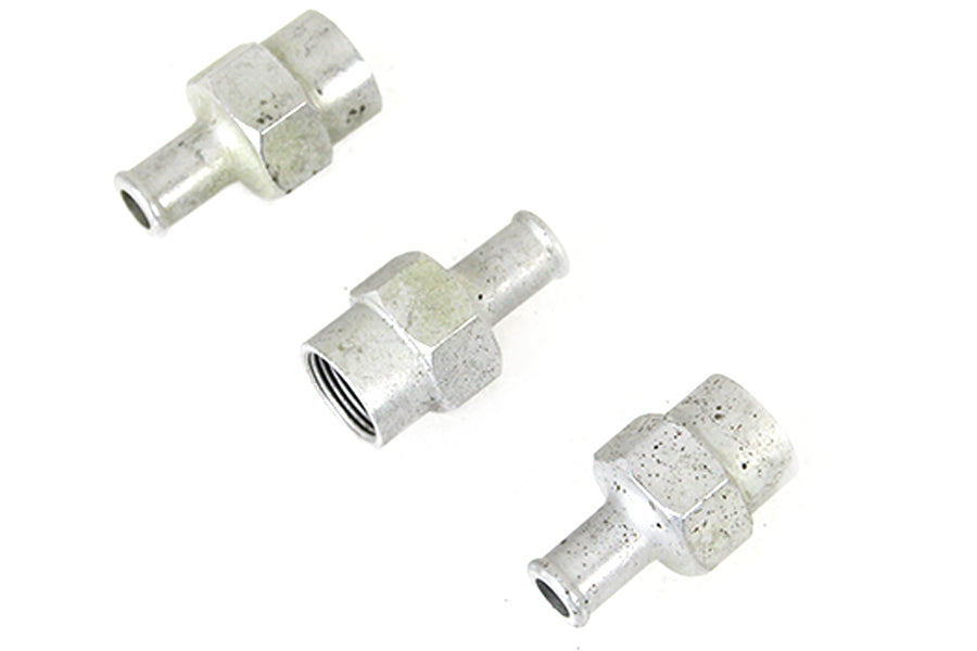 40-0877 - WR Hex Barb Oil Line Fitting Set Zinc Plated by Wyatt Gatling