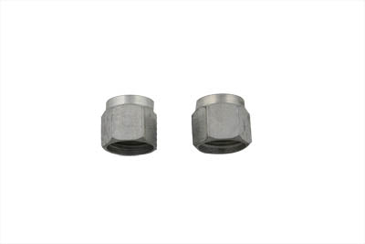 40-0903 - Gas Line Nut Set Cadmium by V-Twin