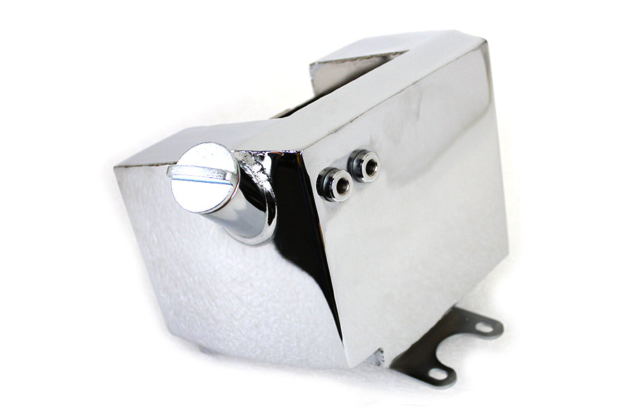 40-1015 - Center Post Mount Wrap Around Oil Tank Chrome by Wyatt Gatling