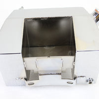 40-1015 - Center Post Mount Wrap Around Oil Tank Chrome by Wyatt Gatling