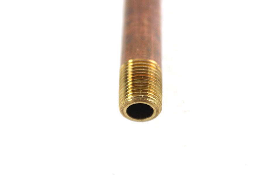 1/8 inch NPT x 10 inch Brass Pipe