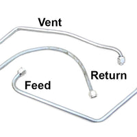 Zicad Plated Oil Line Set