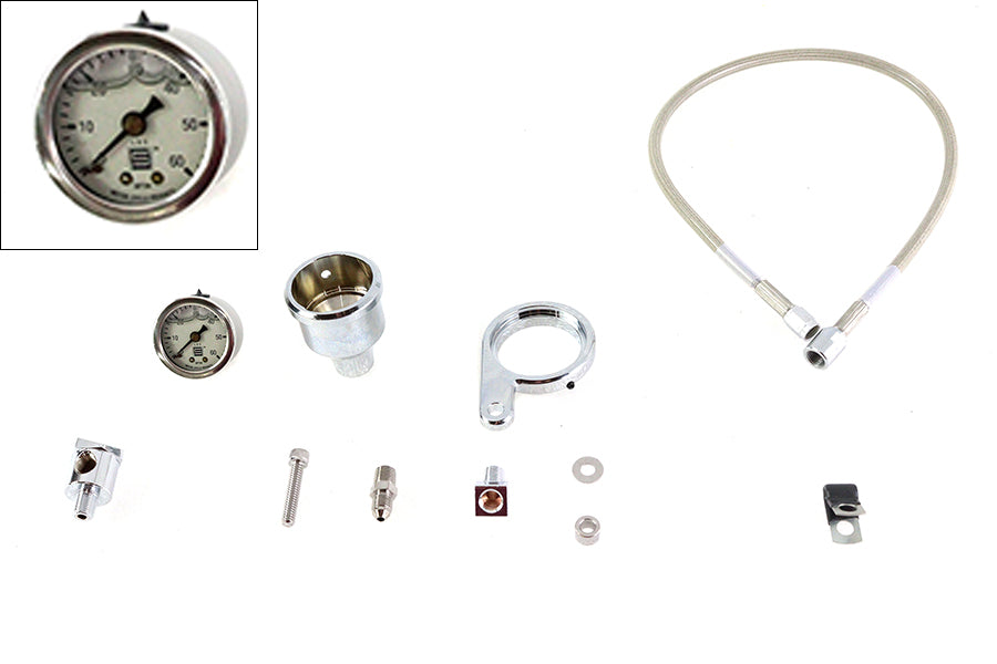 40-9966 - Rocker Box Oil Pressure Gauge Kit by Wyatt Gatling