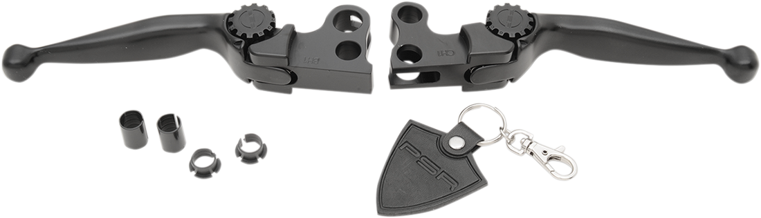 PSR Journey Adjustable Lever Set for Harley Models - Black 12-00600-22