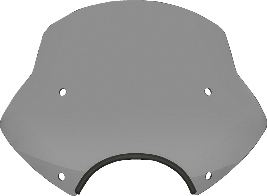 MEMPHIS SHADES Speed Demon Sportshields - 13" - 9" Headlight Cutout - Black Smoke MEP54612