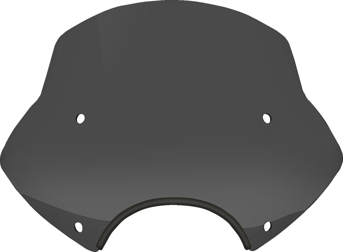 MEMPHIS SHADES Speed Demon Sportshields - 13" - 9" Headlight Cutout - Dark Black Smoke MEP54610