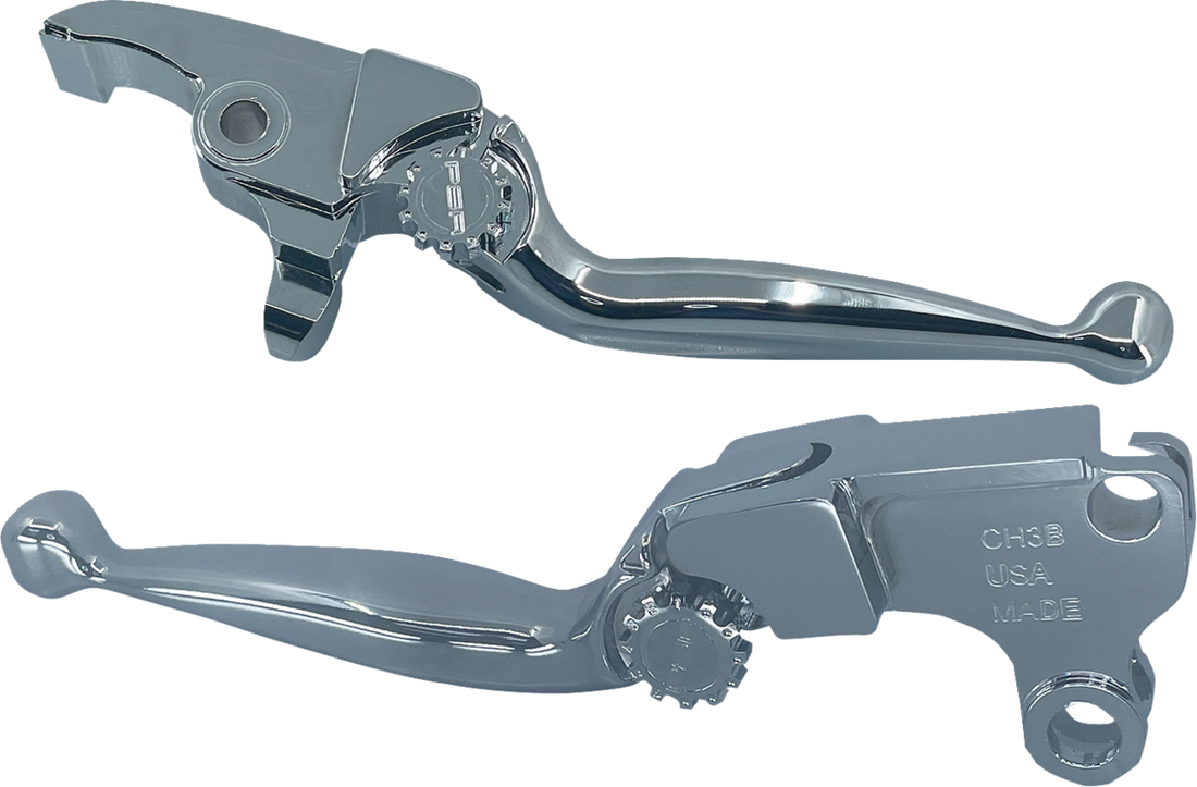 PSR Journey Adjustable Lever Set for Harley Models - Chrome 12-00617-20