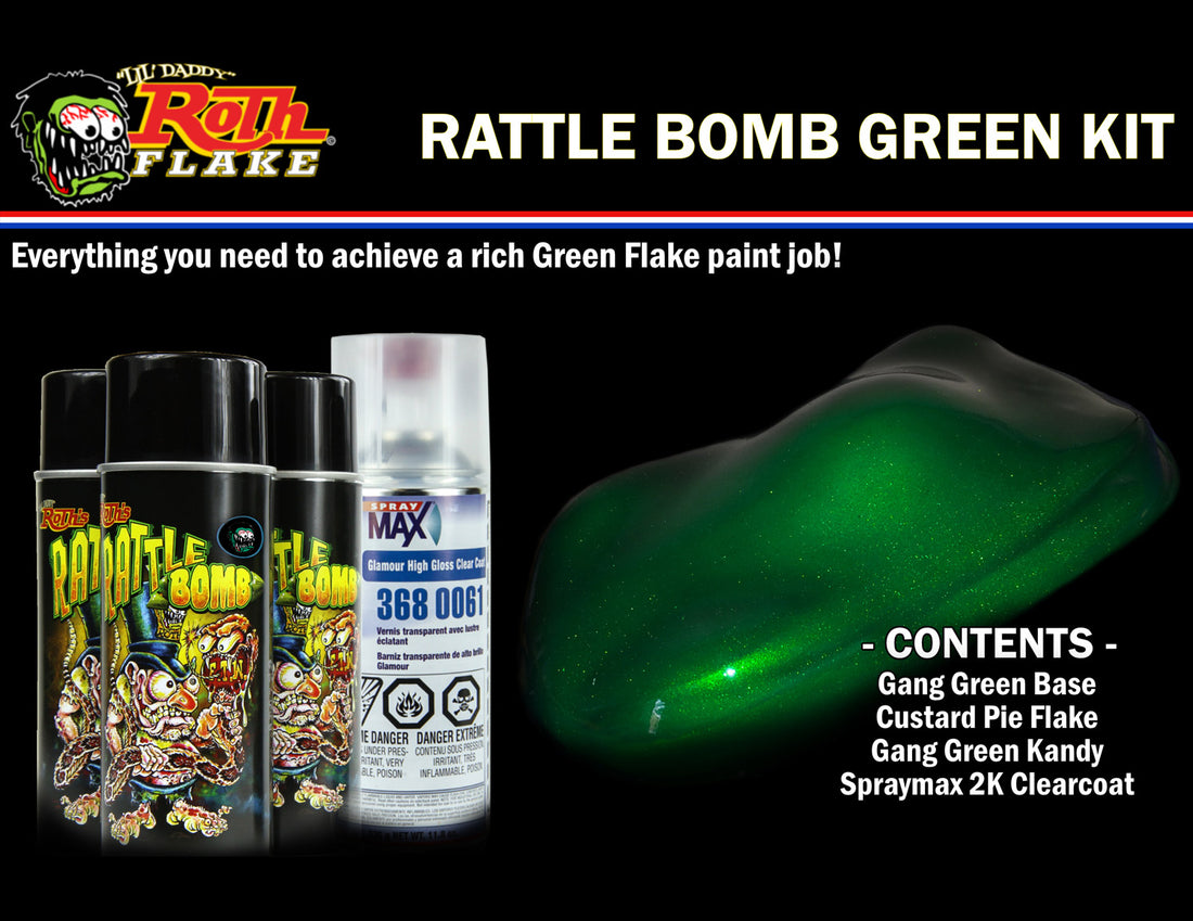 41-0878 - Rattle Bomb Spray Kit Green by Rattle Bomb