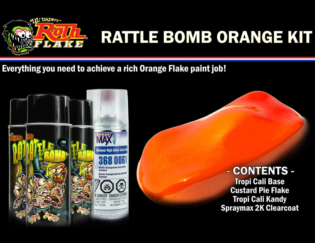 41-0879 - Rattle Bomb Spray Kit Orange by Rattle Bomb