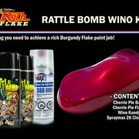 41-0880 - Rattle Bomb Spray Kit Burgundy by Rattle Bomb