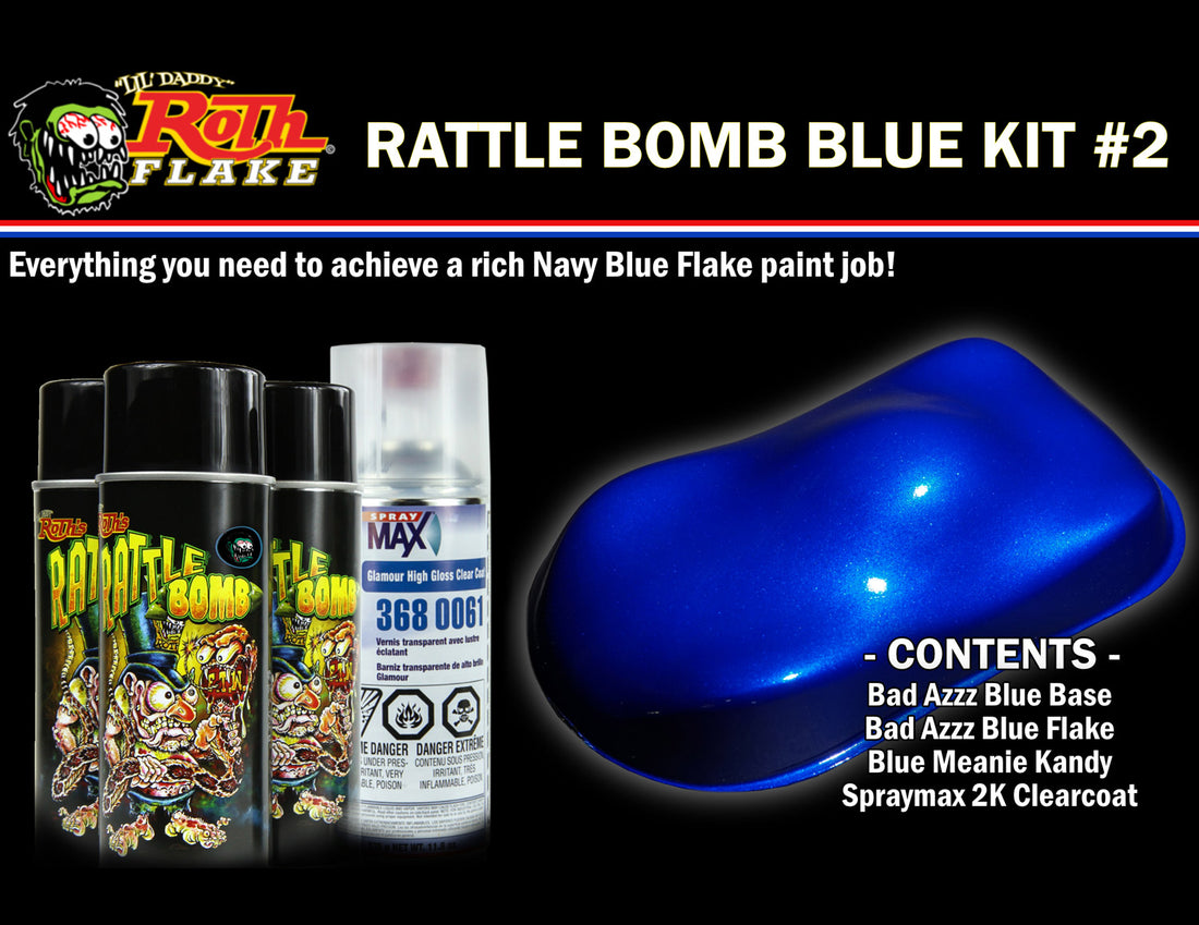 41-0881 - Rattle Bomb Spray Kit Blue by Rattle Bomb
