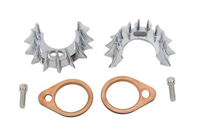 42-0024 - Shark Teeth Exhaust Flange Kit by V-Twin