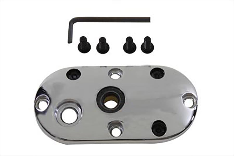 42-0040 - Oval V-Fire Cover Chrome by V-Twin