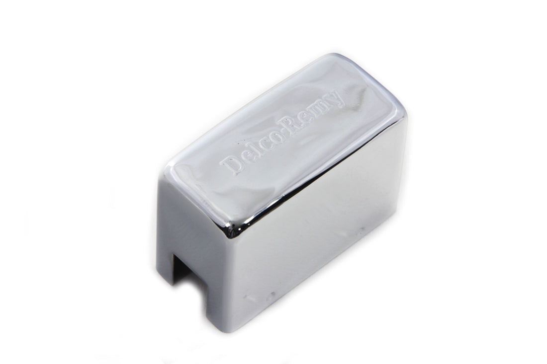 42-0064 - Chrome Replica Delco Remy Style Relay Cover by V-Twin