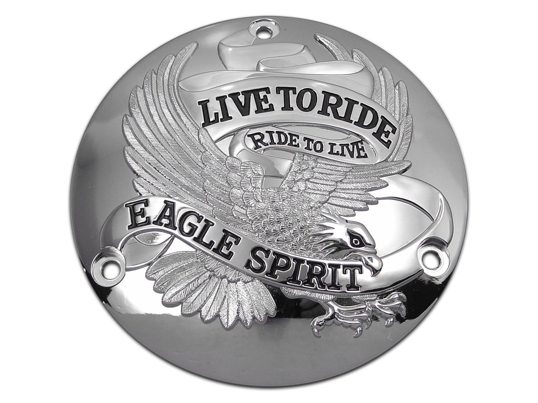 42-0107 - Eagle Spirit Derby Kit Chrome by V-Twin