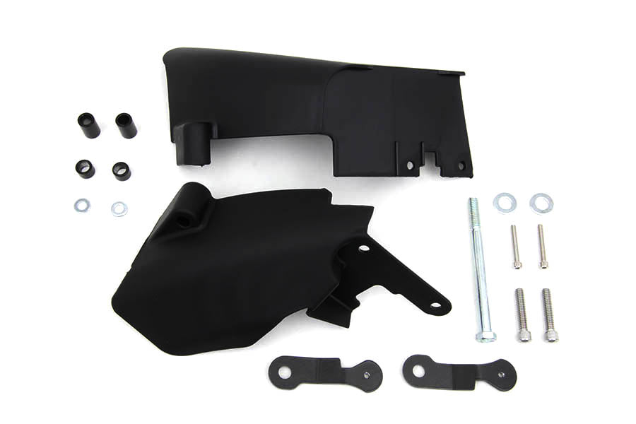 42-0147 - FXD Mid Frame Air Deflector Set Black by V-Twin