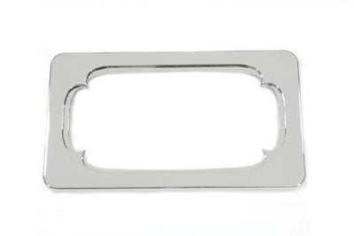 42-0164 - License Plate Frame Thorn Style Chrome Billet by V-Twin