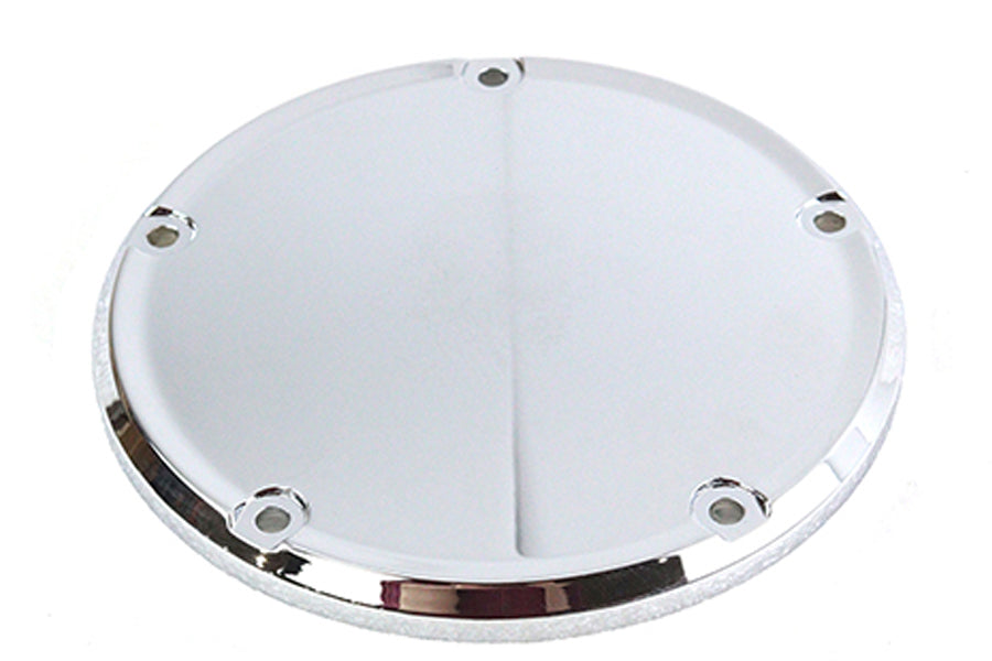 42-0165 - Chrome 5-Hole Domed Derby Cover by V-Twin
