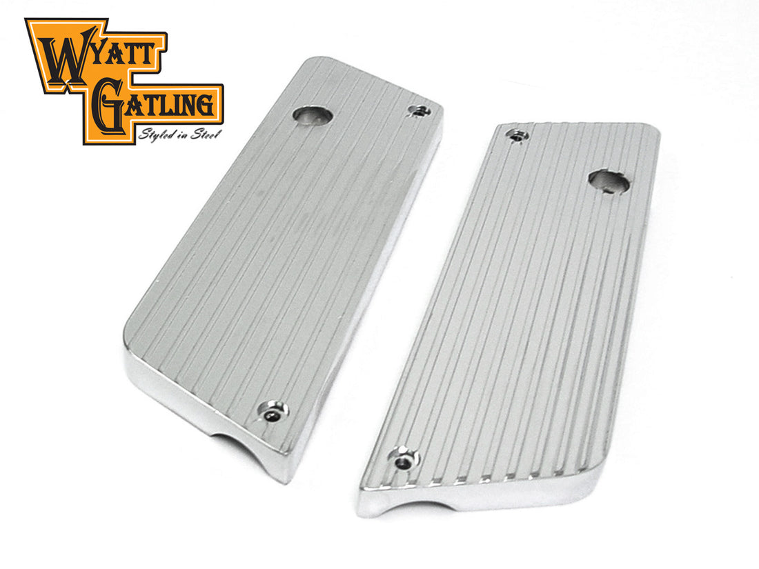 42-0180 - Wyatt Gatling Saddlebag Face Plate by V-Twin