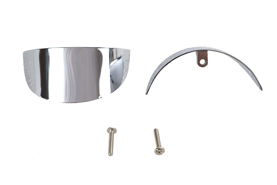 42-0199 - Chrome Turn Signal Visor by V-Twin