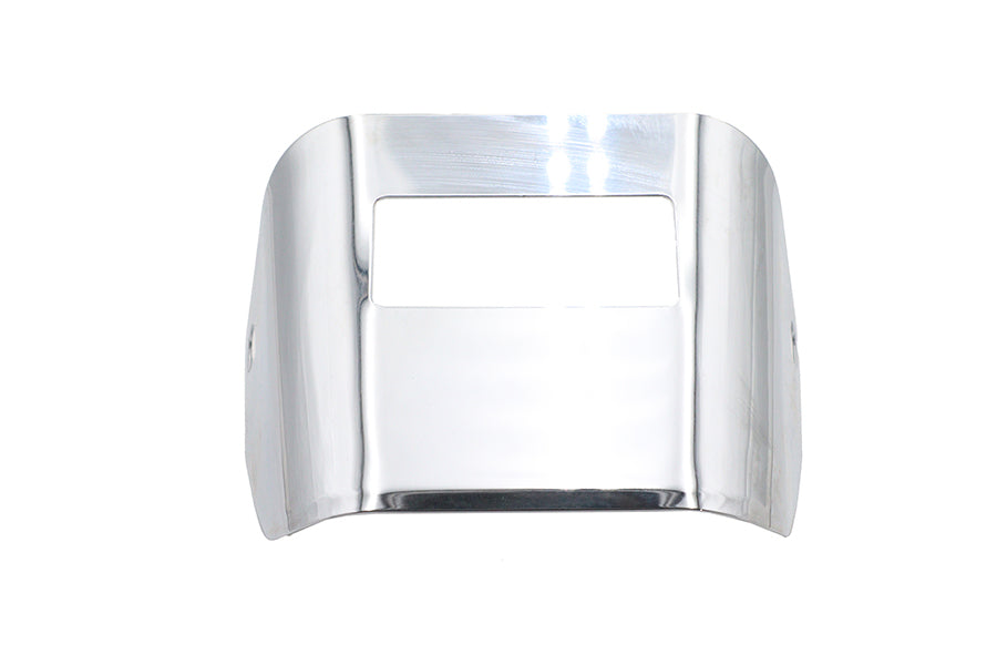 42-0216 - Chrome Tail Lamp Visor Smooth by V-Twin